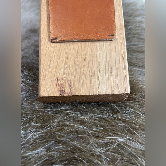 Vintage Cadillac Wooden Leather Boot Jack - Picture 4 of 5